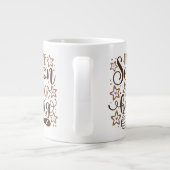 Fun 'Das ist die Jahreszeit für Backdesign Jumbo-Tasse (Rückseite)