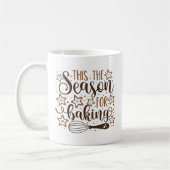 Fun 'Das ist die Jahreszeit für Backdesign Kaffeetasse (Links)