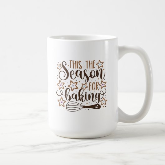 Fun 'Das ist die Jahreszeit für Backdesign Kaffeetasse (Rechts)