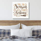 Fun 'Das ist die Jahreszeit für Backdesign Leinwanddruck (Insitu (Schlafzimmer))