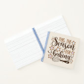 Fun 'Das ist die Jahreszeit für Backdesign Notizblock (Innenseite)