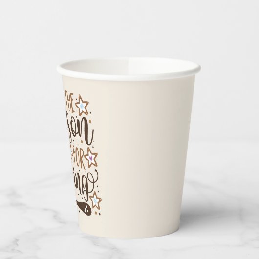 Fun 'Das ist die Jahreszeit für Backdesign Pappbecher (Links)