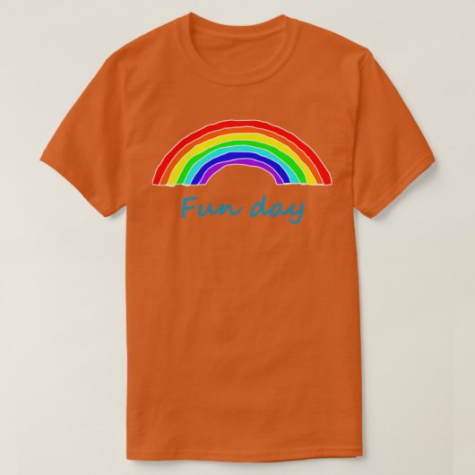Fun Day Rainbow T-Shirt (Design vorne)