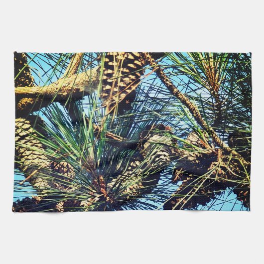 Fun Decorative PineCone Geschirrtuch (Horizontal)