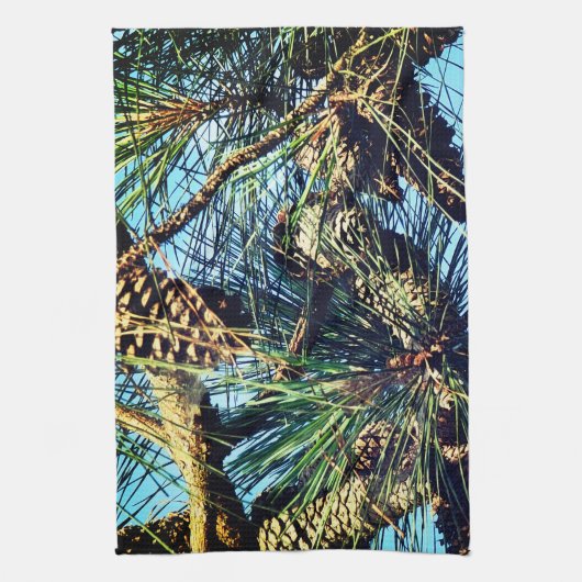 Fun Decorative PineCone Geschirrtuch (Vertikal)