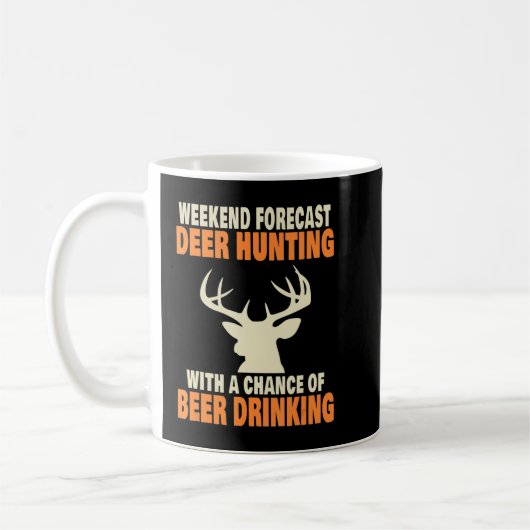 Fun Deer Jagd Kaffeetasse (Links)