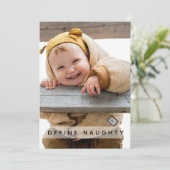 Fun Definition Naughty | Weihnachten im Foto (Stehend Vorderseite)