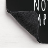 Fun definitiv kein Impostor einfach Halloween Kost Mousepad (Ecke)