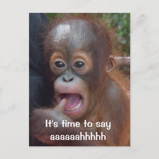 Fun Dentist Ernennung Erinnerung Postkarte (Vorderseite)