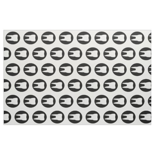Fun Dentist Orthodontist Zelt Pattern Stoff (Fat Quarter (45,7 x 55,9 cm))
