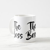 FUN, DER BOSS KAFFEETASSE (Vorderseite Links)