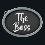 FUN, DER BOSS OVALE GÜRTELSCHNALLE<br><div class="desc">Ein ideales Geschenk für Ihren Chef oder ein lustiges Geschenk für Ihren Partner.</div>