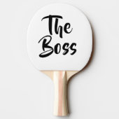 FUN, DER BOSS TISCHTENNIS SCHLÄGER (Rückseite)