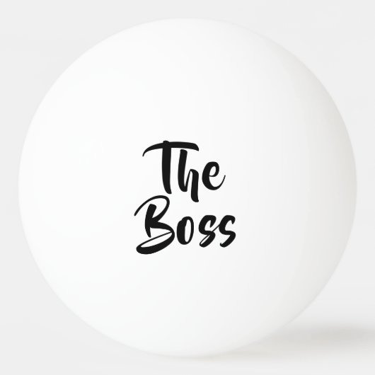 FUN, DER BOSS TISCHTENNISBALL (Vorderseite)
