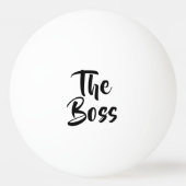 FUN, DER BOSS TISCHTENNISBALL (Rückseite)
