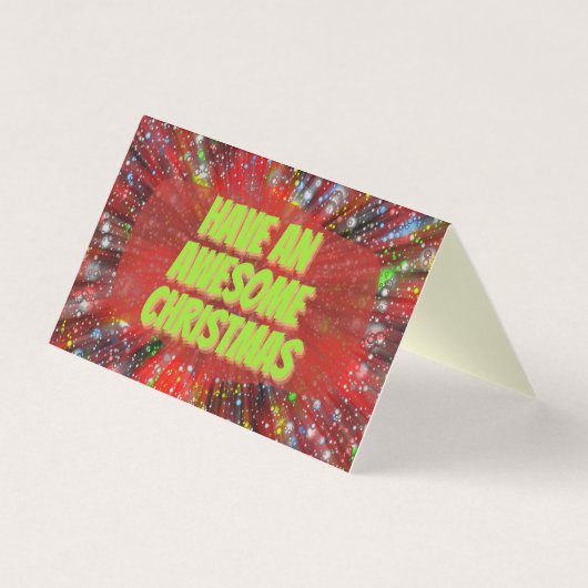 Fun Design 25 Pack Weihnachtskarten (Vorderseite)