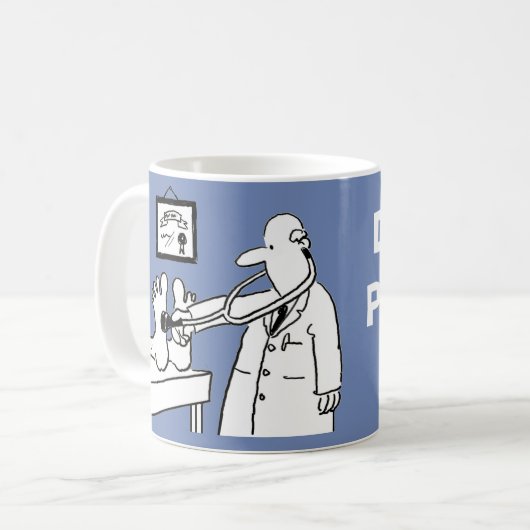 Fun Design für einen Arzt Kaffeetasse (Vorderseite Links)
