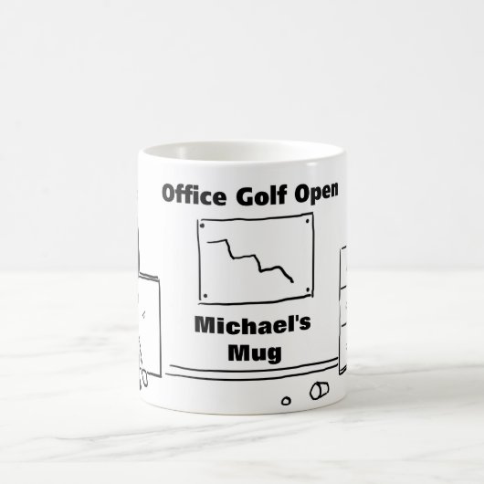 Fun Design für Golf Lover Kaffeetasse (Mittel)