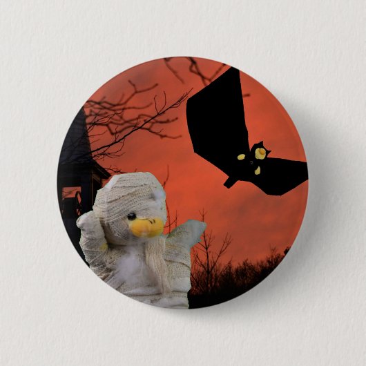 Fun Design für Halloween Button (Vorderseite)