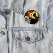 Fun Design für Halloween Button (Beispiel)