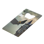 Fun Design für Halloween Geldbeutel Flaschenöffner (Vorderseite Schrägansicht)