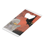 Fun Design für Halloween Geldbeutel Flaschenöffner (Vorderseite Schrägansicht)