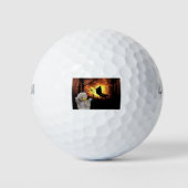 Fun Design für Halloween Golfball (Vorderseite)