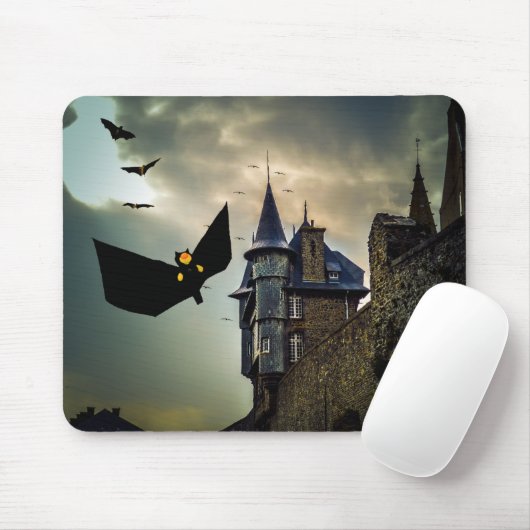 Fun Design für Halloween Mousepad (Mit Mouse)
