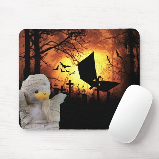Fun Design für Halloween Mousepad (Mit Mouse)