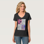 Fun Design für weiblichen T - Shirt (Vorderseite Vollansicht)