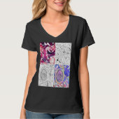 Fun Design für weiblichen T - Shirt (Vorderseite)