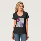 Fun Design für weiblichen T - Shirt (Vorderseite Vollansicht)