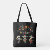 Fun Día de los Muertos Skeleton Celebration Tasche (Rückseite)