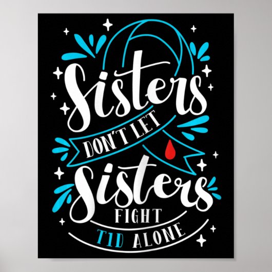 Fun Diabetes Awareness T1D Poster (Vorne)