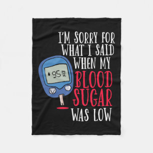 Fun Diabetes Fleecedecke
