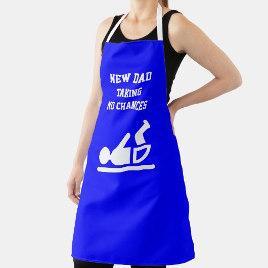 Fun Diaper Pflicht NEUE DAD Blue Schürze (InSitu)