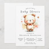 Fun Digital Bear Baby Dusche Einladung (Vorne/Hinten)