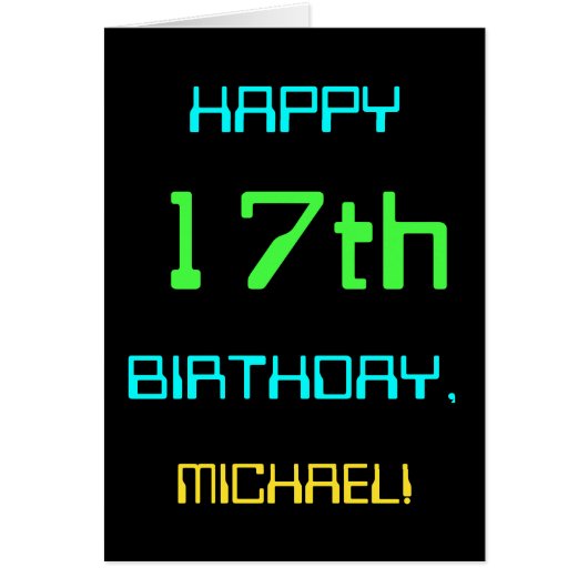 Fun Digital Computing Thema 17. Geburtstag (Vorne)