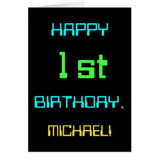 Fun Digital Computing Thema 1. Geburtstag (Vorne)