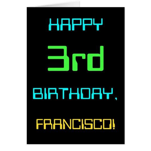 Fun Digital Computing Thema 3. Geburtstag (Vorne)