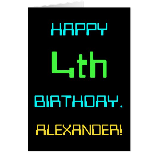 Fun Digital Computing Thema 4. Geburtstag (Vorne)