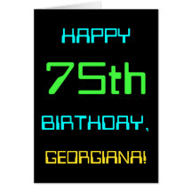 Fun Digital Computing Thema 75. Geburtstag