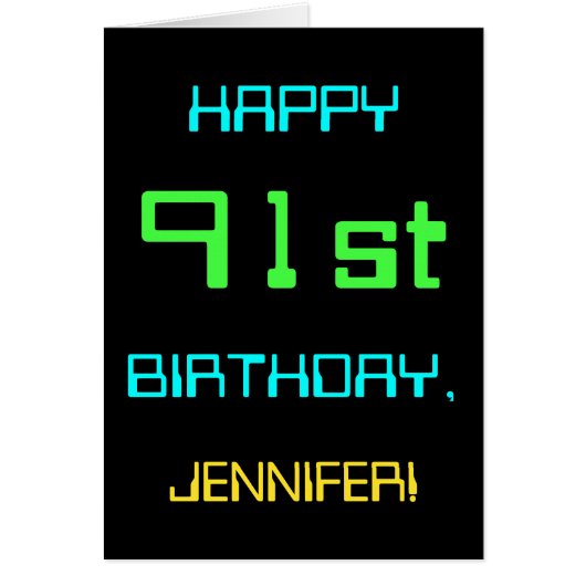 Fun Digital Computing Thema 91. Geburtstag (Vorne)