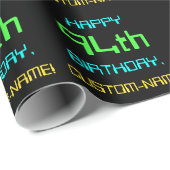 Fun Digital Computing Thema 94. Geburtstag Geschenkpapier (Rolleneckpunkt)