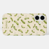 Fun Dill Pickle Muster Case-Mate iPhone Hülle (Rückseite (Horizontal))