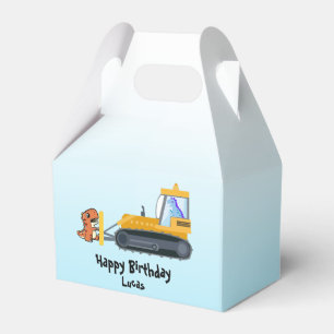 Fun DINO Dinosaurier Traktor Farm School Geburtsta Geschenkschachtel