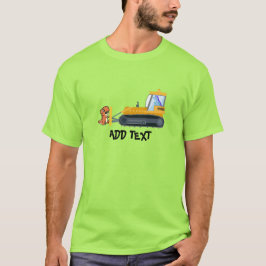 Fun DINO Dinosaurier Traktor Farm School Geburtsta T-Shirt