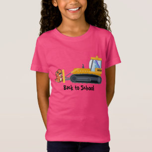 Fun DINO Dinosaurier Traktor Farm School Geburtsta T-Shirt