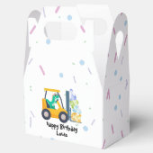 Fun dino Traktor Truck Birthday School Kinder Geschenkschachtel (Geöffnet)