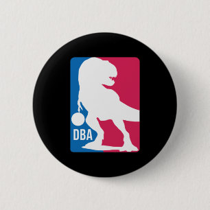 Fun Dinosaur Basketball Button